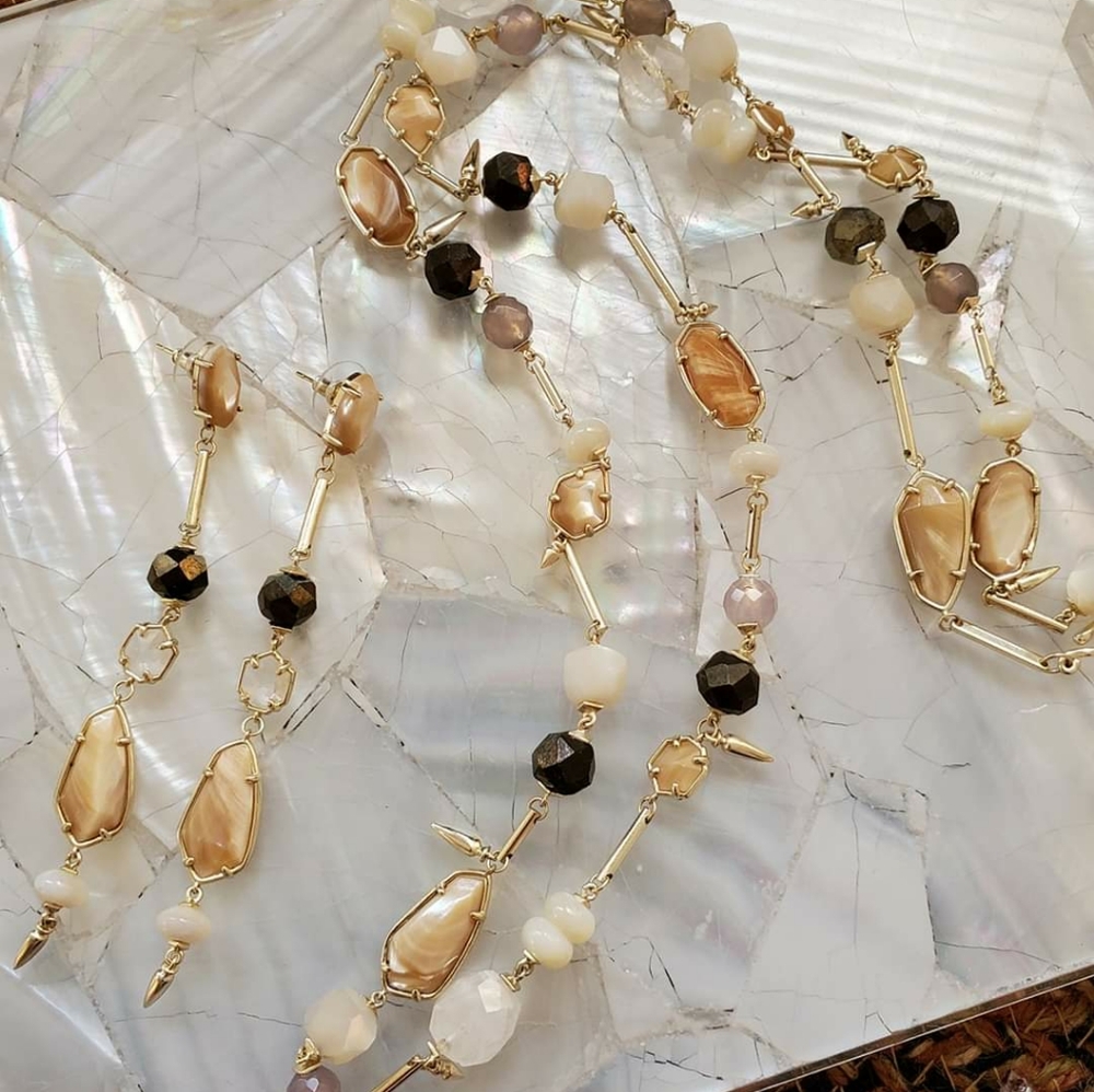 Kendra Scott Cosette Earrings/Ruth Necklace